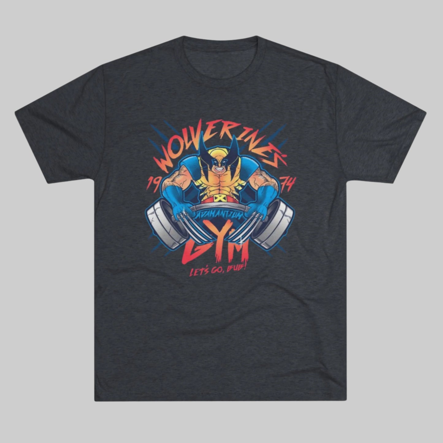 Wolverine Gym Tri-Blend T Shirt